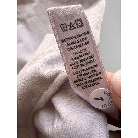 Skims Mock Neck Essential Sleeveless Bodysuit Lavender  Bone S/M - Picture 5 of 8